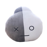 Maxbell Original Plush Pillows Cushion Dolls, Kpop Bangtan Boys Bt21 02 Light Grey