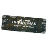 Maxbell Christmas Style Non Slip Floor Mat Carpet Area Rug Snowflake Wooden Board
