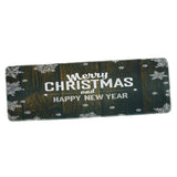 Maxbell Christmas Style Non Slip Floor Mat Carpet Area Rug Snowflake Wooden Board