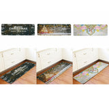 Maxbell Christmas Style Non Slip Floor Mat Carpet Area Rug Snowflake Wooden Board
