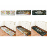 Maxbell Christmas Style Non Slip Floor Mat Carpet Area Rug Snowflake Wooden Board