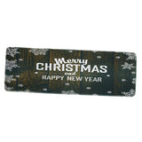 Maxbell Christmas Style Non Slip Floor Mat Carpet Area Rug Snowflake Wooden Board