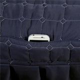 Maxbell SPA Massage Table Linen Set Bed Skirt Pillow Case Stool Cover Dark Blue-L