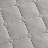 Maxbell SPA Massage Table Linen Set Bed Skirt Pillow Case Stool Cover Grey-L