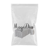 Maxbell SPA Massage Table Linen Set Bed Skirt Pillow Case Stool Cover Grey-L