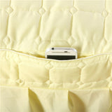 Maxbell SPA Massage Table Linen Set Bed Skirt Pillow Case Stool Cover Beige-L