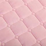 Maxbell SPA Massage Table Linen Set Bed Skirt Pillow Case Stool Cover Jade Pink-L