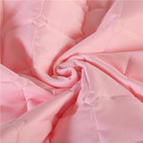 Maxbell SPA Massage Table Linen Set Bed Skirt Pillow Case Stool Cover Jade Pink-L