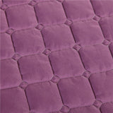 Maxbell SPA Massage Table Linen Set Bed Skirt Pillow Case Stool Cover Purple-L