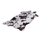 Maxbell Soft Faux Animal Skin Fur Rug Non-slip Mat Carpet Cow