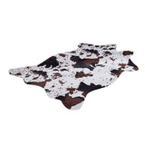 Maxbell Soft Faux Animal Skin Fur Rug Non-slip Mat Carpet Cow