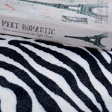 Maxbell Soft Faux Animal Skin Fur Rug Non-slip Mat Carpet Zebra
