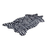 Maxbell Soft Faux Animal Skin Fur Rug Non-slip Mat Carpet Zebra