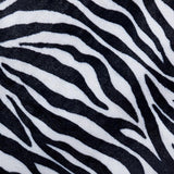 Maxbell Soft Faux Animal Skin Fur Rug Non-slip Mat Carpet Zebra