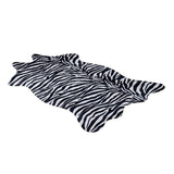 Maxbell Soft Faux Animal Skin Fur Rug Non-slip Mat Carpet Zebra