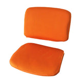 Max 1 Set Split Design Stretchable Office Computer Chair Covers Slipcover Orange