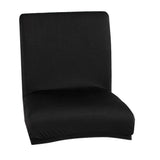 Maxbell Stretch Short Removable Dining Stool Chair Cover Slipcover Black