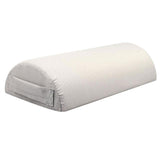 Memory Foam Foot Rest Cushion Half Moon Bolster Pillow Non Slip Gray