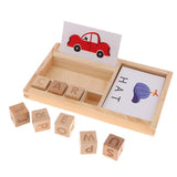 Max English Word Spelling Learning Montessori Wooden Toys For Preschool Kids - Aladdin Shoppers