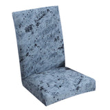 Max Super Fit Stretch Dining Chair Seat Cover Slipcover  Splash ink Grey