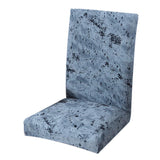 Max Super Fit Stretch Dining Chair Seat Cover Slipcover Splash ink Grey - Aladdin Shoppers