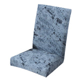 Max Super Fit Stretch Dining Chair Seat Cover Slipcover Splash ink Grey - Aladdin Shoppers