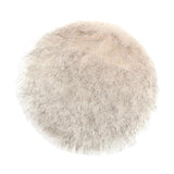 Max Fluffy Faux Fur Seat Cushion Pad Artificial Sheepskin Mat White Gray 40cm - Aladdin Shoppers