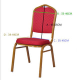 Maxbell One-piece Dining Room Chair Cover Protector Banquet Chair Slipcover Red