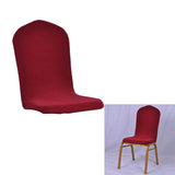 Maxbell One-piece Dining Room Chair Cover Protector Banquet Chair Slipcover Red