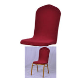 Maxbell One-piece Dining Room Chair Cover Protector Banquet Chair Slipcover Red