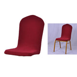 Maxbell One-piece Dining Room Chair Cover Protector Banquet Chair Slipcover Red