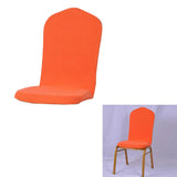 Maxbell One-piece Dining Room Chair Cover Protector Banquet Chair Slipcover Orange