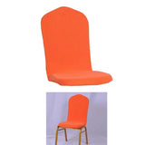 Maxbell One-piece Dining Room Chair Cover Protector Banquet Chair Slipcover Orange