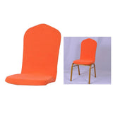 Maxbell One-piece Dining Room Chair Cover Protector Banquet Chair Slipcover Orange