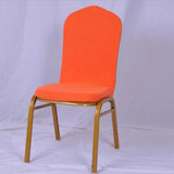 Maxbell One-piece Dining Room Chair Cover Protector Banquet Chair Slipcover Orange