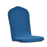 Maxbell One-piece Dining Room Chair Cover Protector Banquet Chair Slipcover Blue