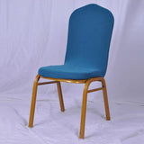 Maxbell One-piece Dining Room Chair Cover Protector Banquet Chair Slipcover Blue