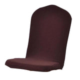 Maxbell One-piece Dining Room Chair Cover Protector Banquet Chair Slipcover Brown