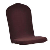 Maxbell One-piece Dining Room Chair Cover Protector Banquet Chair Slipcover Brown