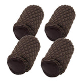 Maxbell 4 Piece Skid-resistant Chair Leg Caps Furniture Table Floor Protector Coffee