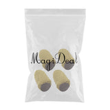 Maxbell 4 Piece Skid-resistant Chair Leg Caps Furniture Table Floor Protector Yellow