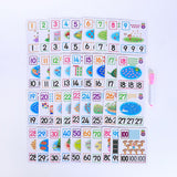 Max 35pcs Flash Cards for Kindergarten Toddlers Preschool Education Number