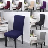 Max Dining Room Chair Cover Stool Seat Protector Banquet Chair Slipcover Blue