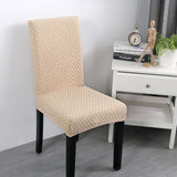 Max Dining Room Chair Cover Stool Seat Protector Banquet Chair Slipcover Beige