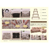 Max Stretch All-inclusive 2-Seater 145-185cm Sofa Cover Protector Brown