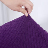 Max Stretch All-inclusive 2-Seater 145-185cm Sofa Cover Protector Purple