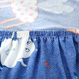 Max Elastic Sofa Cover 4 Sizes Sapphire Blue 2-Seater Happy Elf