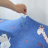 Max Elastic Sofa Cover 4 Sizes Sapphire Blue 2-Seater Happy Elf