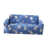 Max Elastic Sofa Cover 4 Sizes Sapphire Blue 2-Seater Happy Elf