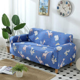 Max Elastic Sofa Cover 4 Sizes Sapphire Blue 2-Seater Happy Elf